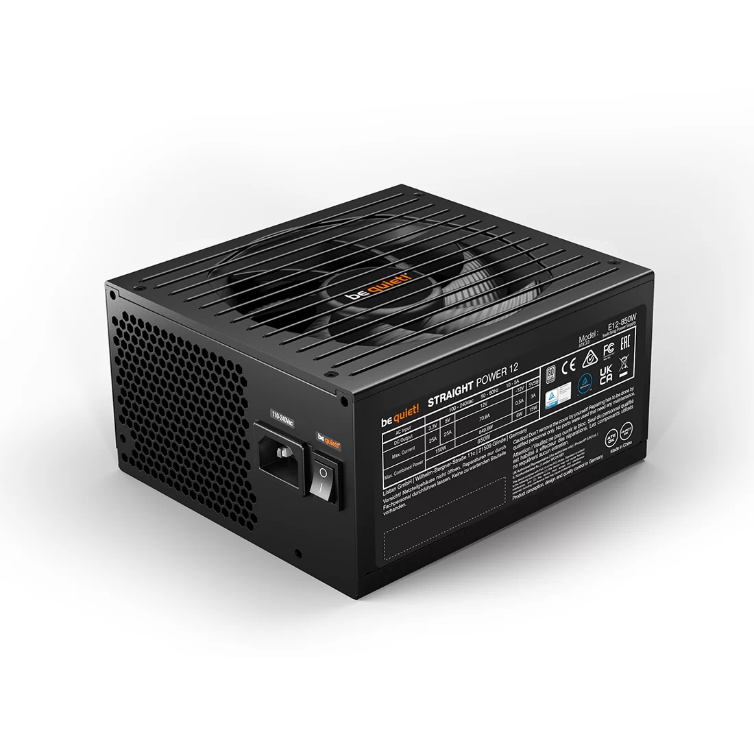 Блок питания Bequiet! Straight Power 12 850W BN337 – купить недорого с доставкой по Алматы и Казахстану фото 2