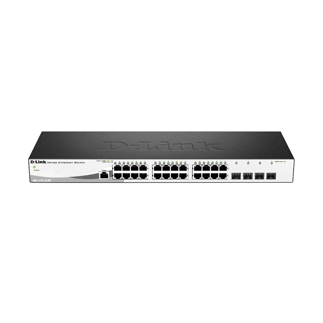 Коммутатор D-Link DGS-1210-28/ME/A2B, 24 порта 1 Гбит/с, 4×SFP, управляемый L2 – купить недорого с доставкой по Алматы и Казахстану фото 2