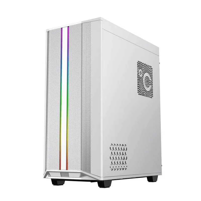 Корпус GameMax Precision White, MATX, 1x120FAN, 1x140COC, без БП