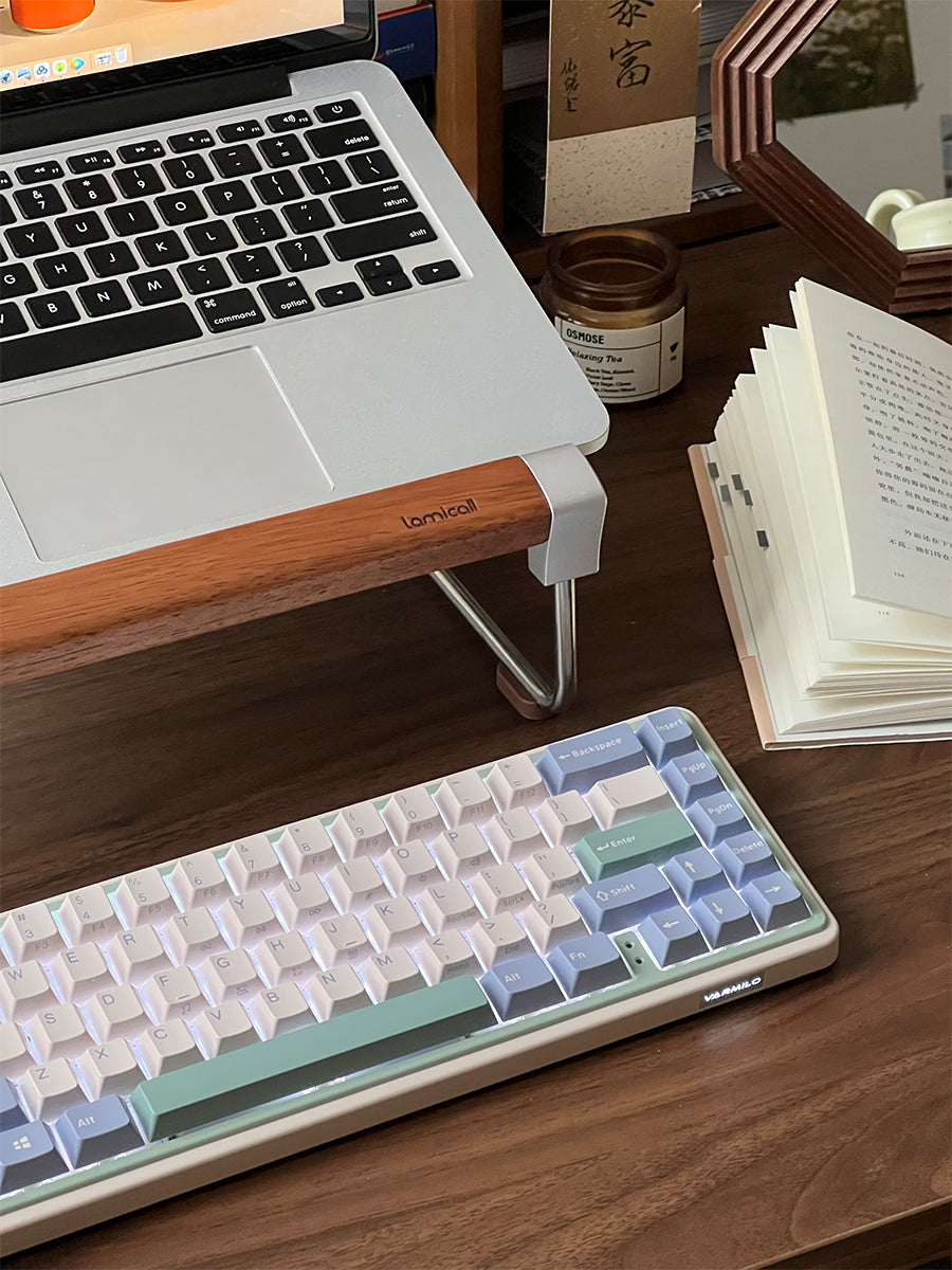 Клавиатура игровая механическая беспроводная Varmilo Minilo Eucalyptus VXT67 Kailh Prestige Light, 67 клавиш, ANSI (A42A046F6A5A01A039) – купить недорого с доставкой по Алматы и Казахстану