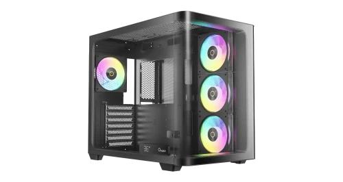 Корпус Ocypus Iota C70 BK Curve ARGB Digital Black (Iota-C70-BKD400CD-GL)
