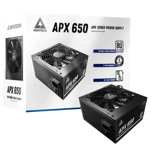 Блок питания Montech APX 650W 80 PLUS — купить в Казахстане | neom.kz