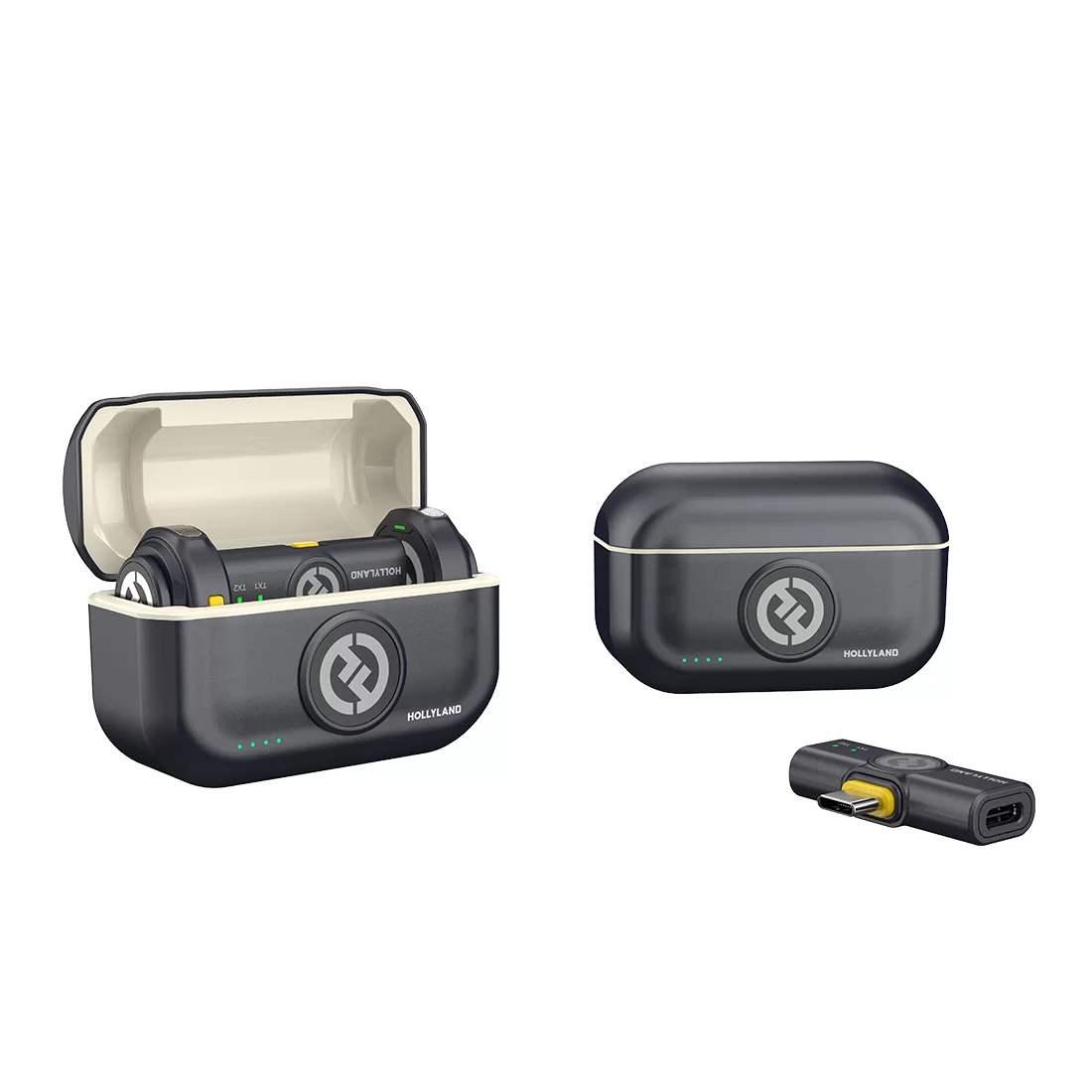 Петличный микрофон Hollyland Lark M2 Lighting Черный – купить недорого с доставкой по Алматы и Казахстану