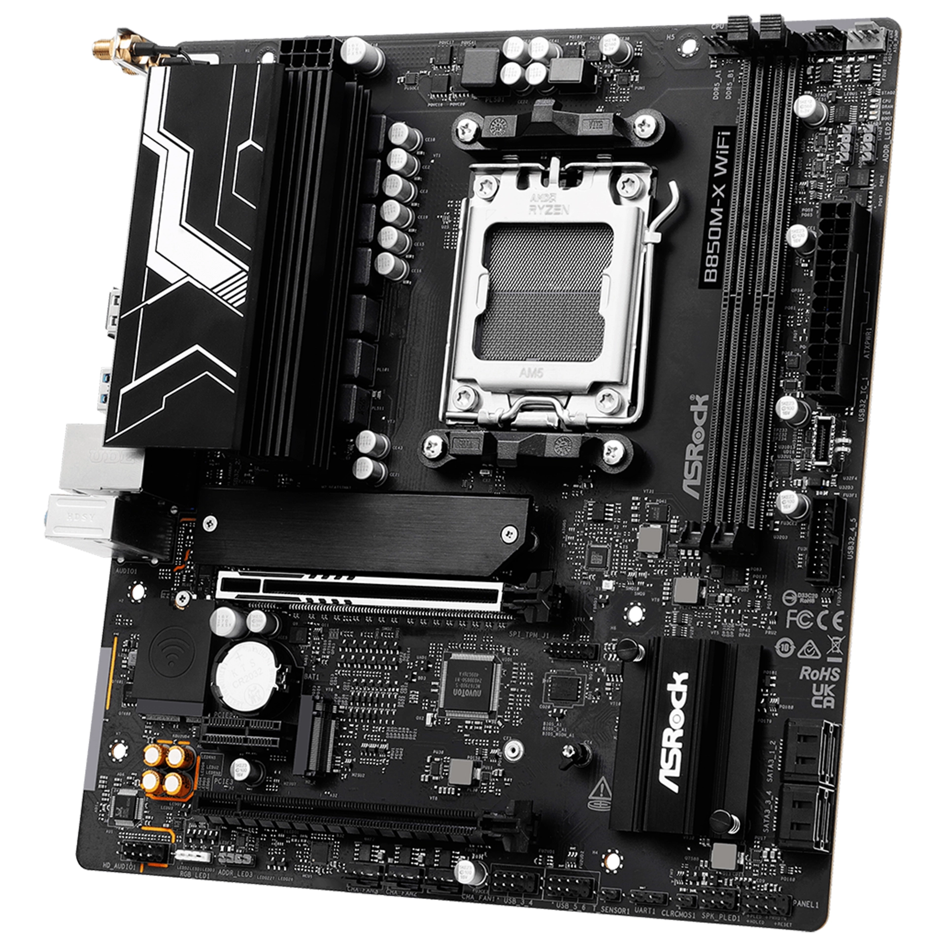 Материнская плата ASRock B850M-X WIFI R2.0 AM5 B850 DDR5 Micro ATX