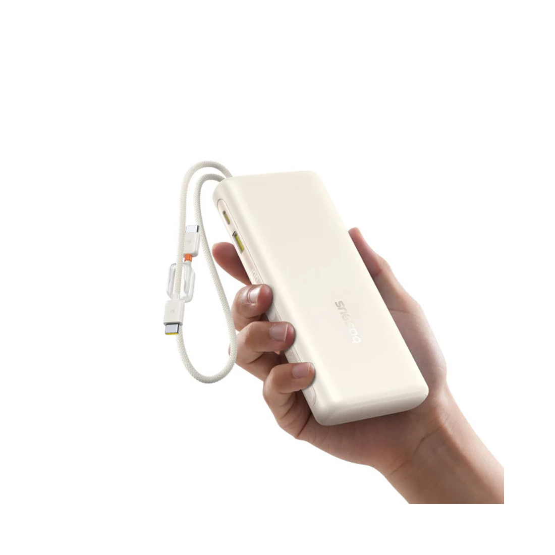 Внешний аккумулятор Baseus EnerFill FC41 Power Bank 10000mAh 67W Off-White – купить недорого с доставкой по Алматы и Казахстану