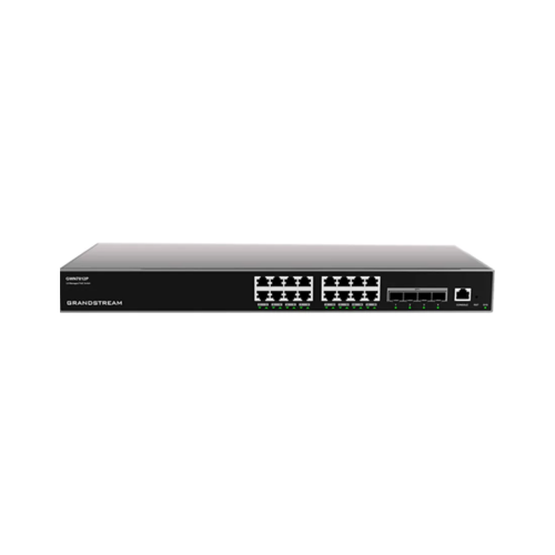Коммутатор Grandstream GWN7812P, 16 портов 1 Гбит/с, PoE, управляемый L3 — купить в Казахстане | neom.kz