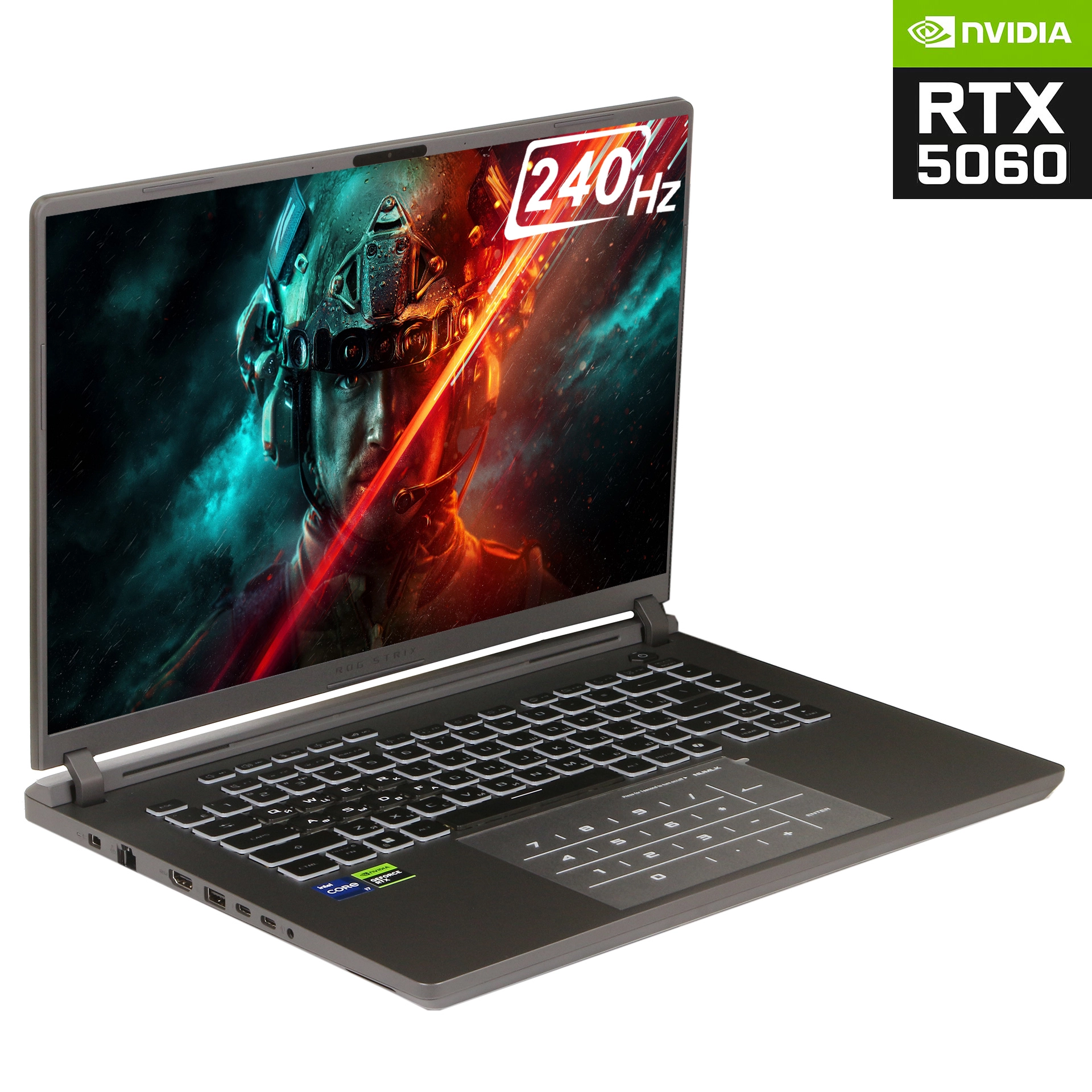 Ноутбук ASUS ROG Strix G16 G615JMR-S5324 16" WQXGA IPS Core i7-14650HX 16GB SSD 1TB RTX 5060 без ОС (90NR0LB1-M00EF0) — купить в Казахстане | neom.kz