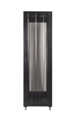Шкаф серверный напольный Pixietech PXT-20-426012-54 19 дюймов 42U 600x1200x2000 мм, перфорированная дверь — купить в Казахстане | neom.kz