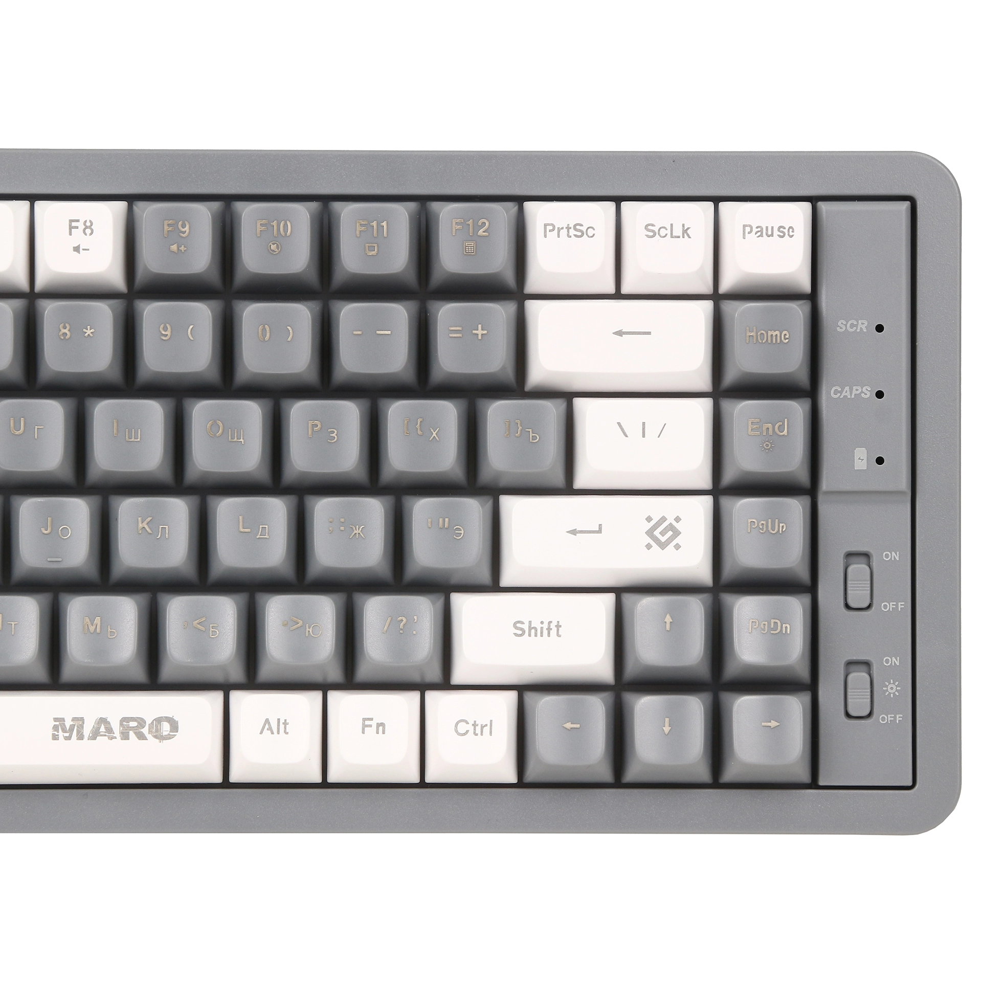 Клавиатура игровая мембранная проводная Defender Maro GK-325, серо-белая – купить недорого с доставкой по Алматы и Казахстану фото 5