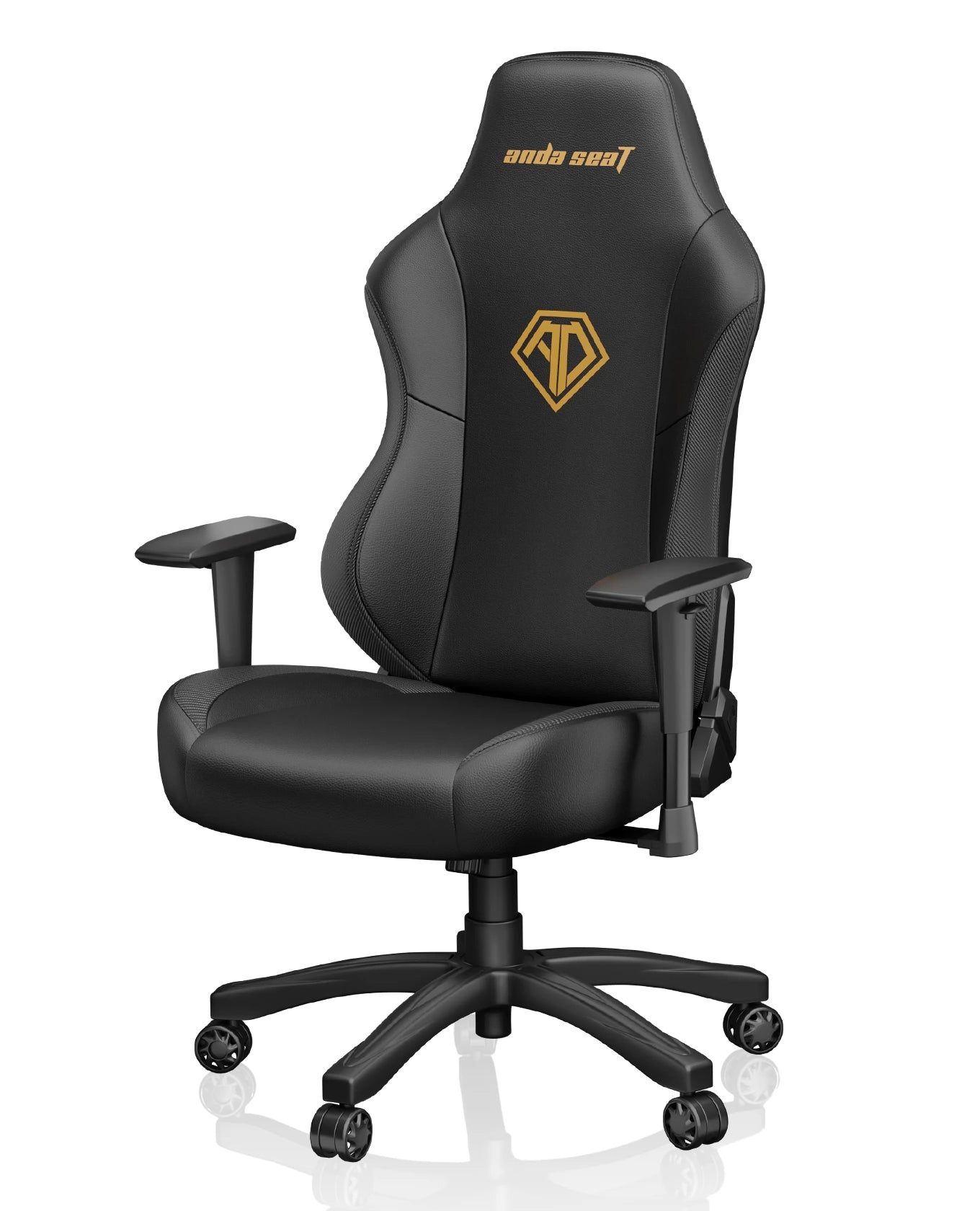 Игровое компьютерное кресло AndaSeat Phantom 3, экокожа, до 100 кг, чёрное (AD18Y-06-B-PVC) – купить недорого с доставкой по Алматы и Казахстану