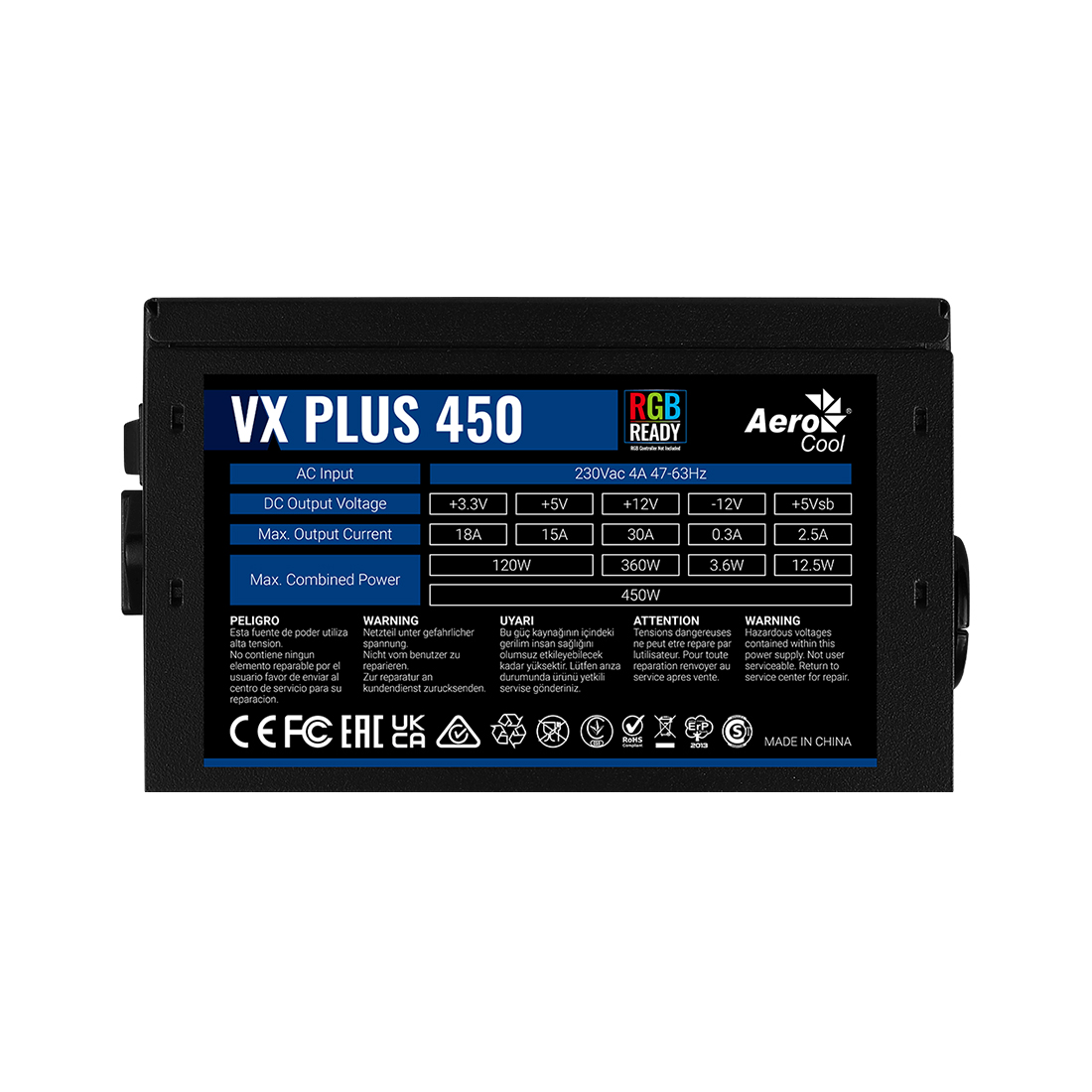 Блок питания Aerocool VX PLUS Stealth 450 – купить недорого с доставкой по Алматы и Казахстану фото 3