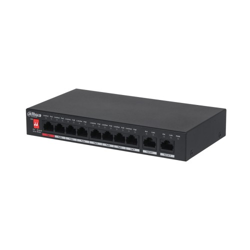 Коммутатор Dahua DH-S3010-8ET-95, 10 портов 100 Мбит/с, PoE — купить в Казахстане | neom.kz