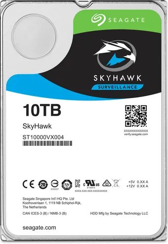 Жесткий диск Seagate SkyHawk 10TB 3.5" SATA III 7200 RPM (ST10000VX0004)