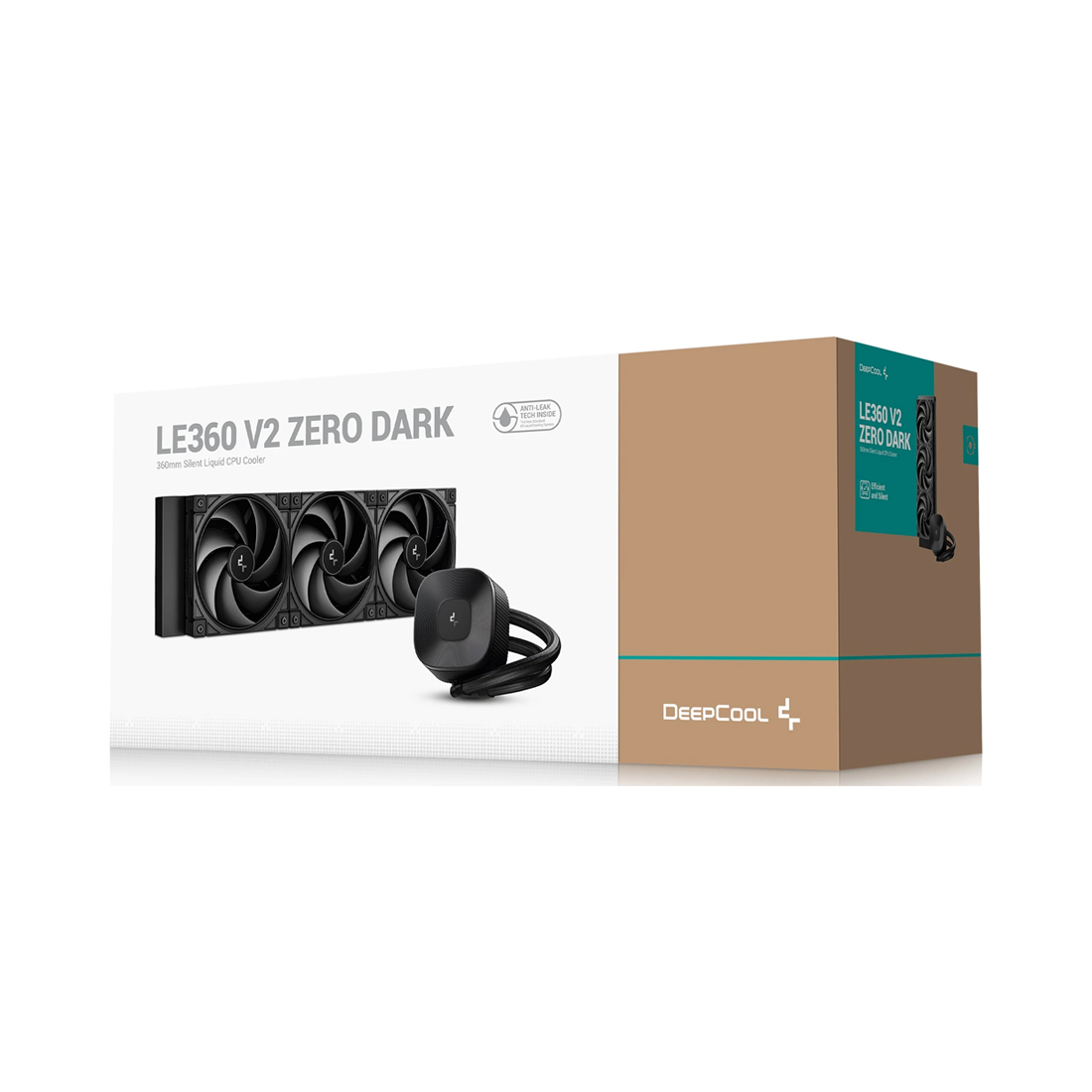 Система водяного охлаждения Deepcool LE360 V2 ZERO DARK 360 мм – купить недорого с доставкой по Алматы и Казахстану