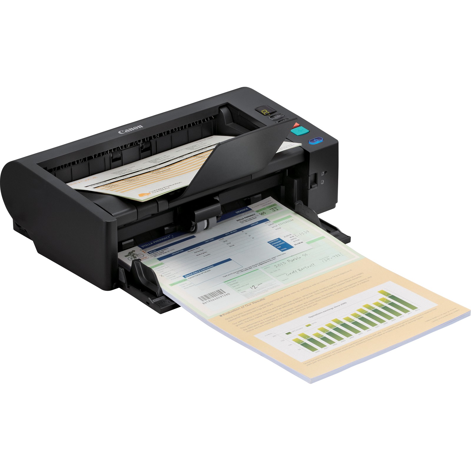 Сканер Canon imageFORMULA DR-M140 II, протяжный, A4, 40 стр/мин (6050C003) сканер