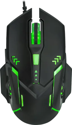 Мышь игровая проводная Defender Nolana GM-044, 6 кнопок, 2400 dpi, чёрная — купить в Казахстане | neom.kz