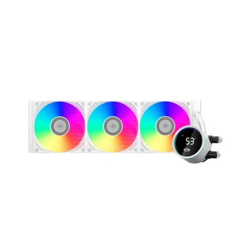 Система водяного охлаждения PCCooler DA360 Pro ARGB Digital White 360 мм — купить в Казахстане | neom.kz