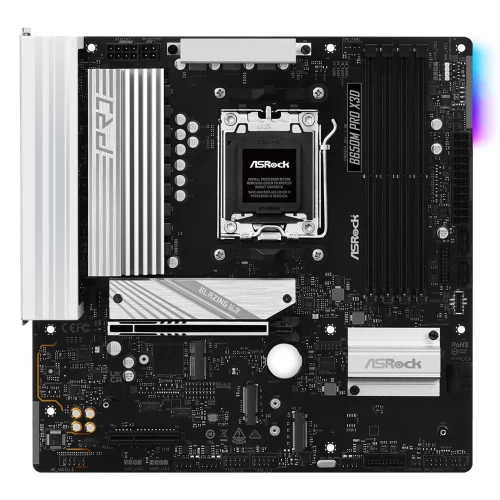 Материнская плата ASRock B650M PRO X3D AM5 B650 DDR5 Micro ATX
