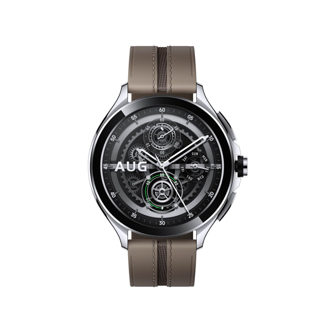 Смарт часы Xiaomi Watch 2 Pro-Bluetooth Silver Case with Brown Leather Strap – купить недорого с доставкой по Алматы и Казахстану