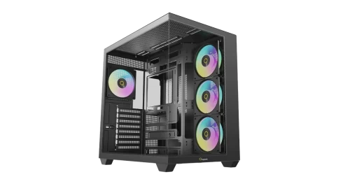Корпус Ocypus Gamma C74 ARGB, Midi Tower, черный