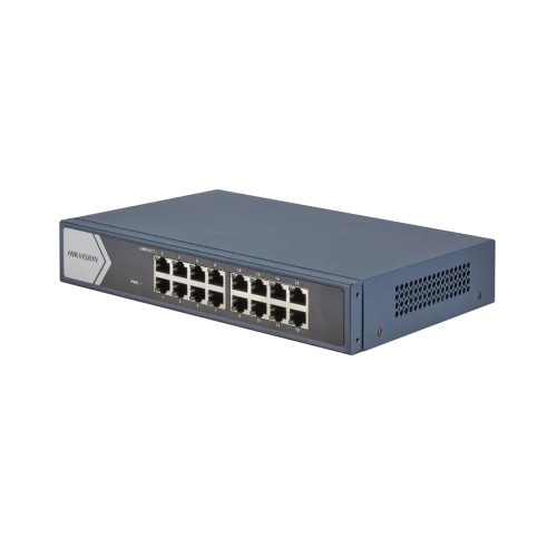 Коммутатор Hikvision DS-3E0516-E(c), 16 портов 1 Гбит/с, неуправляемый — купить в Казахстане | neom.kz