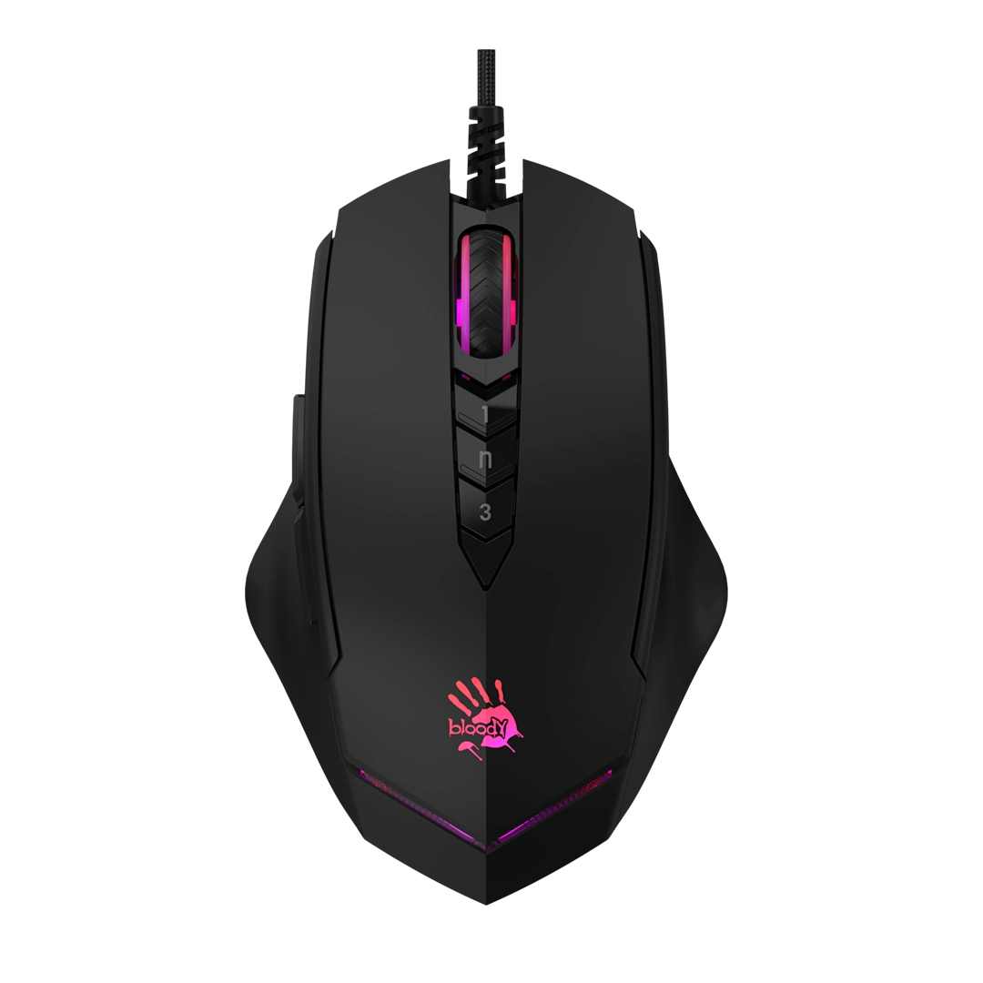 Мышь игровая проводная A4Tech Bloody V8M Max, 10 кнопок, 12000 dpi, чёрная