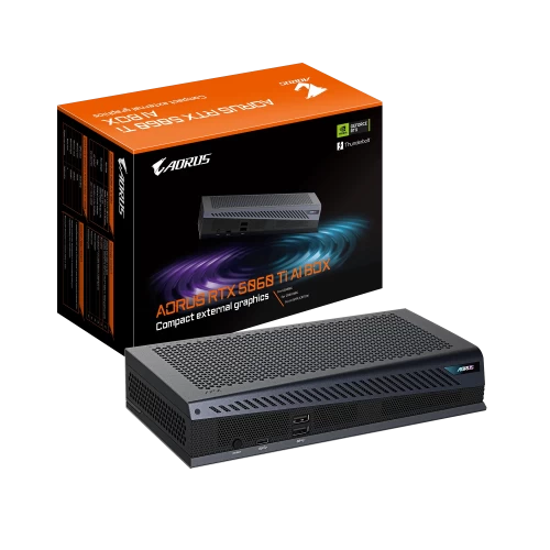 Видеокарта внешняя Gigabyte GeForce RTX 5060 Ti Aorus AI Box 16GB GDDR7 (GV-N506TIXEB-16GD)