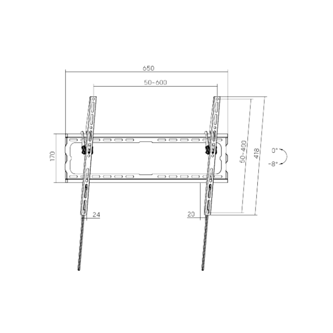 Кронштейн XG WB-3786T для ТВ и мониторов, 37"-86" – купить недорого с доставкой по Алматы и Казахстану
