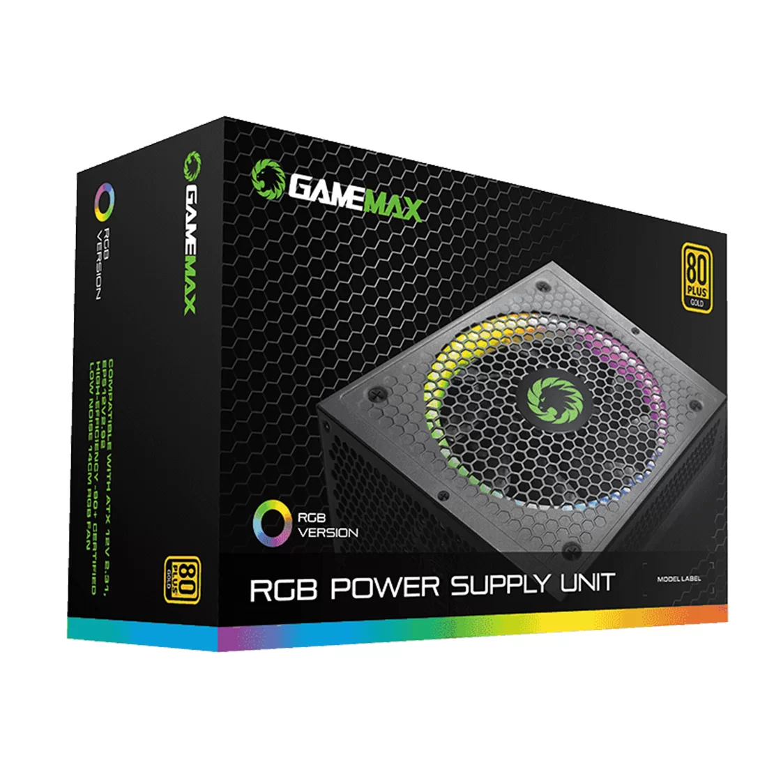 Блок питания Gamemax RGB1050 PRO BK Gold – купить недорого с доставкой по Алматы и Казахстану фото 3