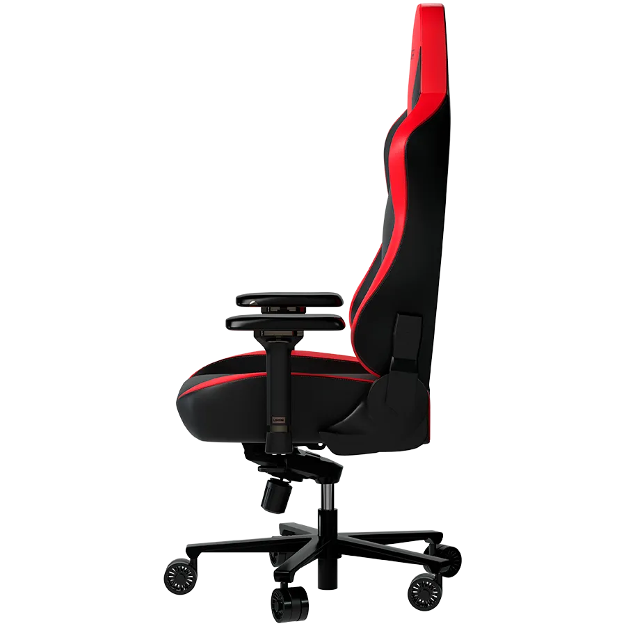 LORGAR Base 311, Gaming chair, PU eco-leather, 1.8 mm metal frame, multiblock mechanism, 4D armrests, 5 Star aluminium base, Class-4 gas lift, 75mm PU casters, Black + red – купить недорого с доставкой по Алматы и Казахстану фото 6
