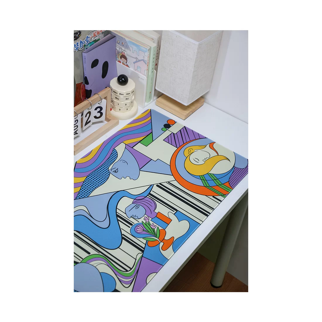 Коврик для мыши Varmilo Picasso Blue Period, XL (ZDB079-01) – купить недорого с доставкой по Алматы и Казахстану