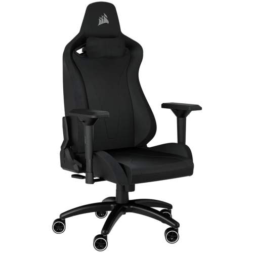 CORSAIR TC200 Soft Fabric Gaming Chair, Standard Fit - Black/Black – купить недорого с доставкой по Алматы и Казахстану