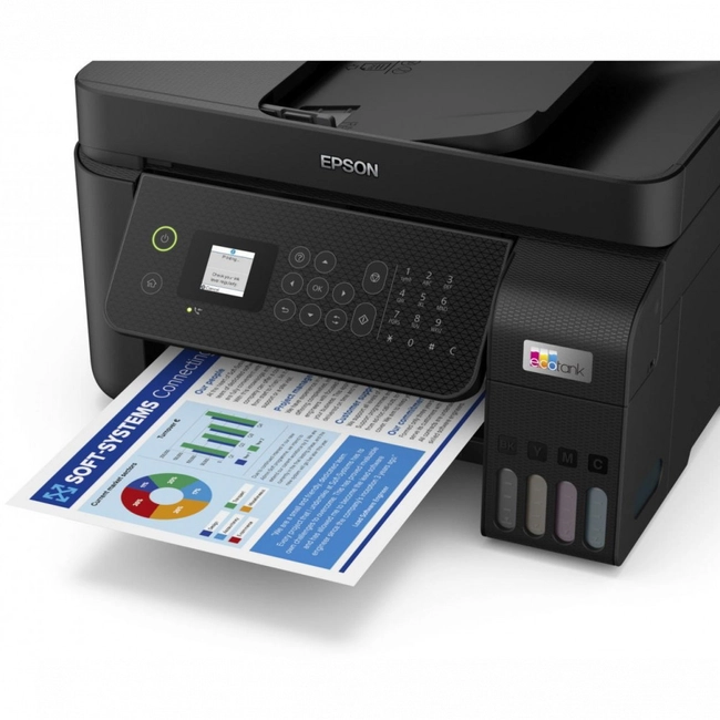 МФУ струйное цветное Epson EcoTank L5290, A4, 33 стр/мин, Wi-Fi (C11CJ65407) фото 3
