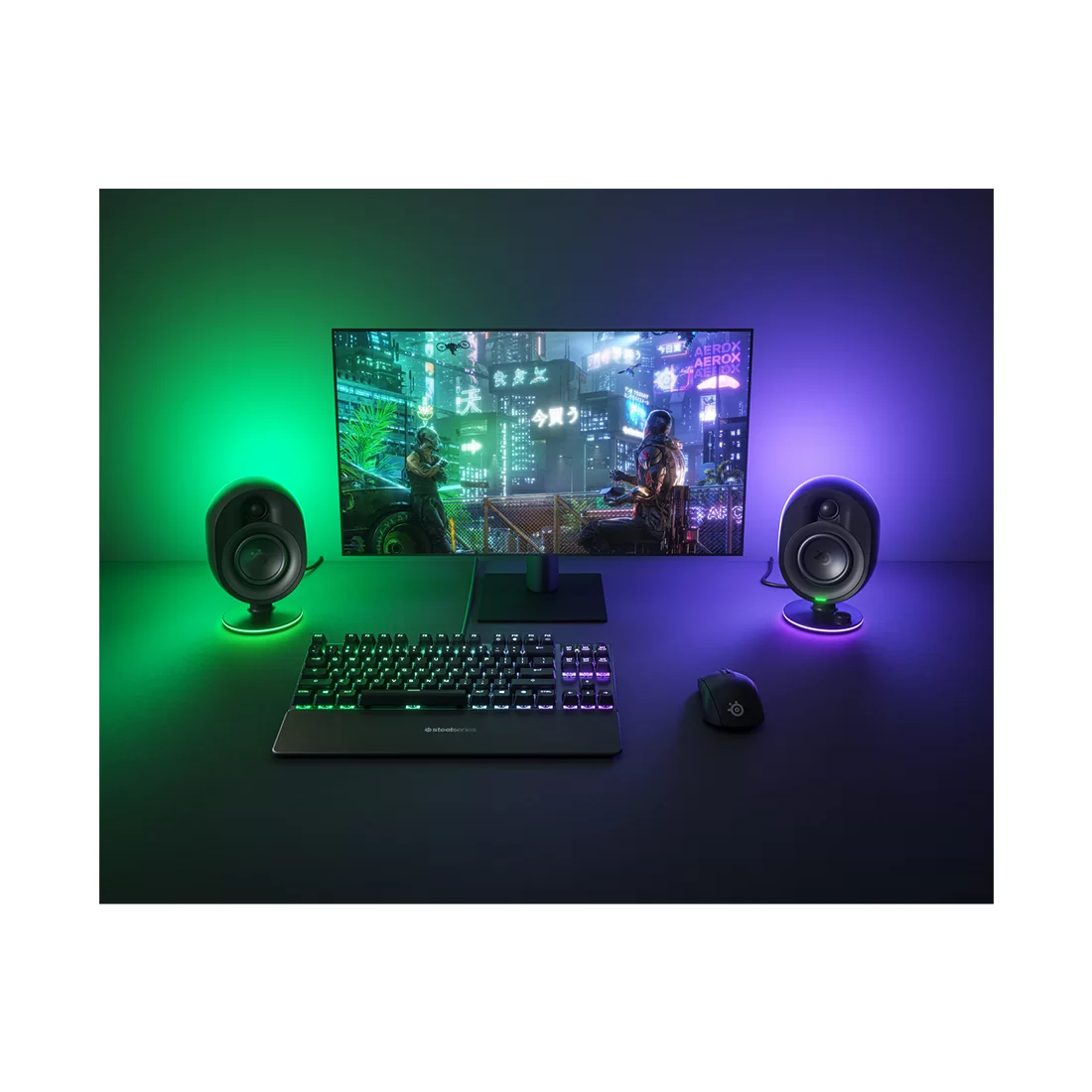 Акустическая система Steelseries Arena 7 EU Black – купить недорого с доставкой по Алматы и Казахстану фото 3