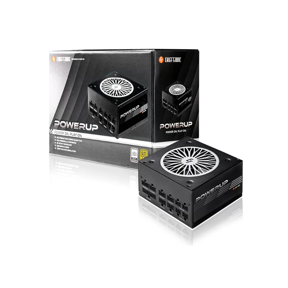 Блок питания Chieftec PowerUp GPX-550FC Gold – купить недорого с доставкой по Алматы и Казахстану