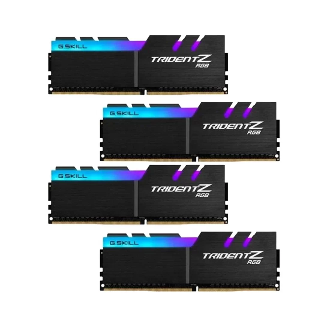 Комплект модулей памяти G.SKILL TridentZ RGB F4-3600C19Q-32GTZRB DDR4 32GB (Kit 4x8GB) 3600MHz – купить недорого с доставкой по Алматы и Казахстану
