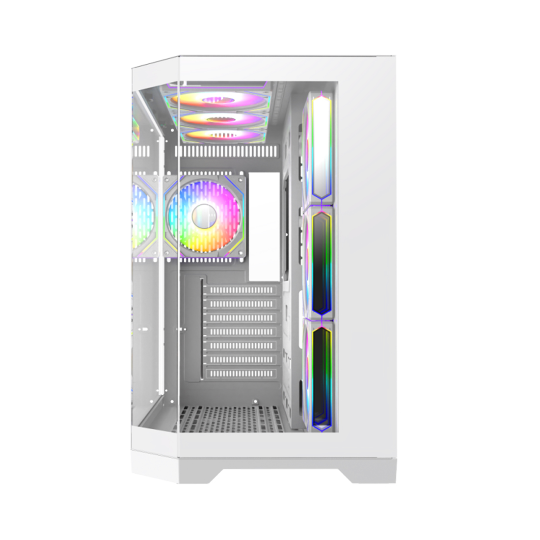 Компьютерный корпус Gamemax Hype-A WH White без Б/П фото 2