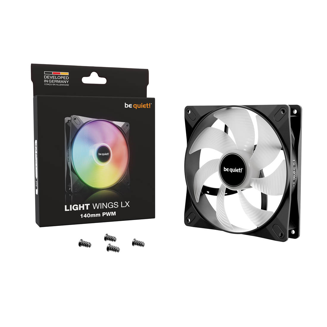 Вентилятор для компьютерного корпуса Bequiet! Light Wings LX 140mm PWM – купить недорого с доставкой по Алматы и Казахстану