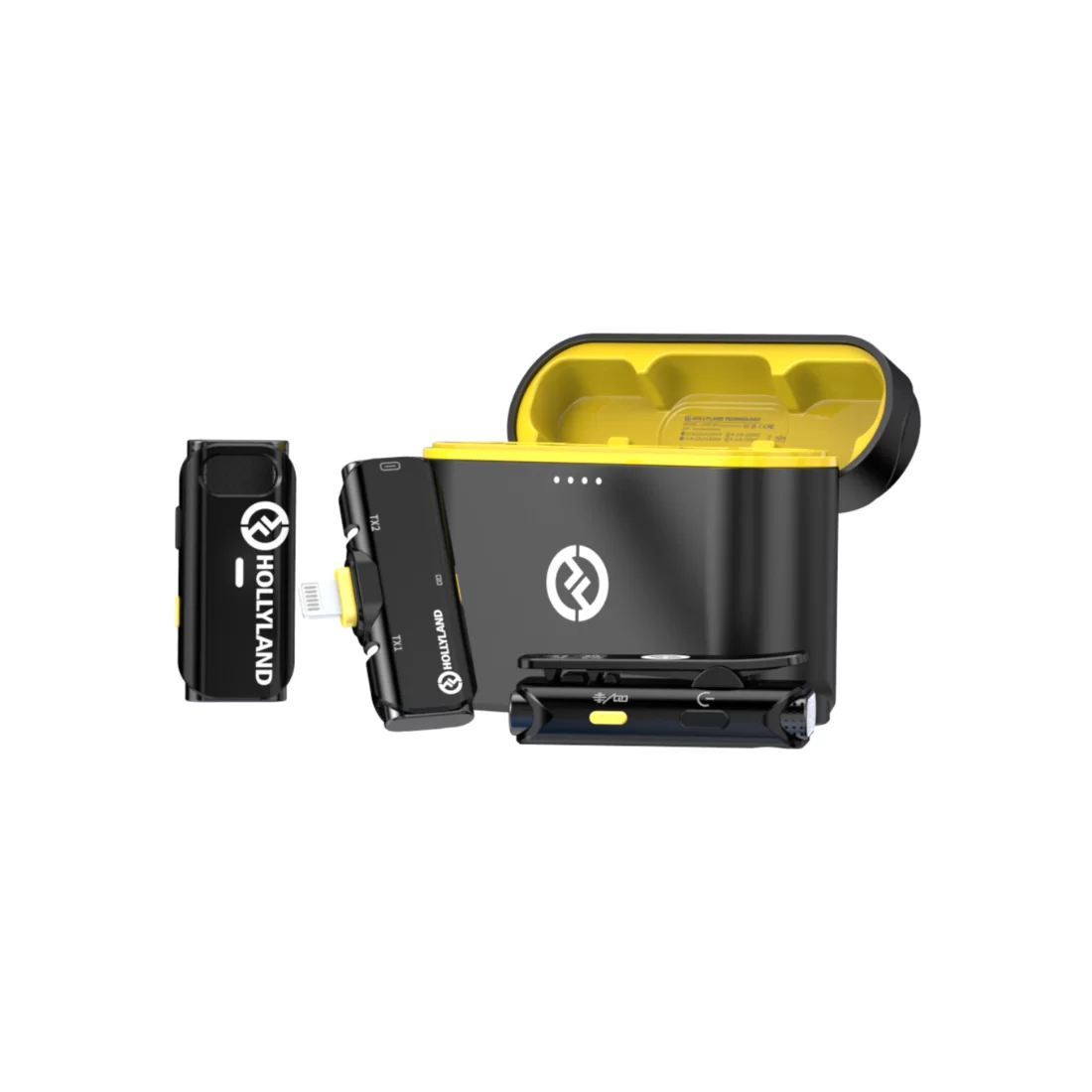 Петличный микрофон Hollyland Lark C1 DUO Lightning Черный – купить недорого с доставкой по Алматы и Казахстану