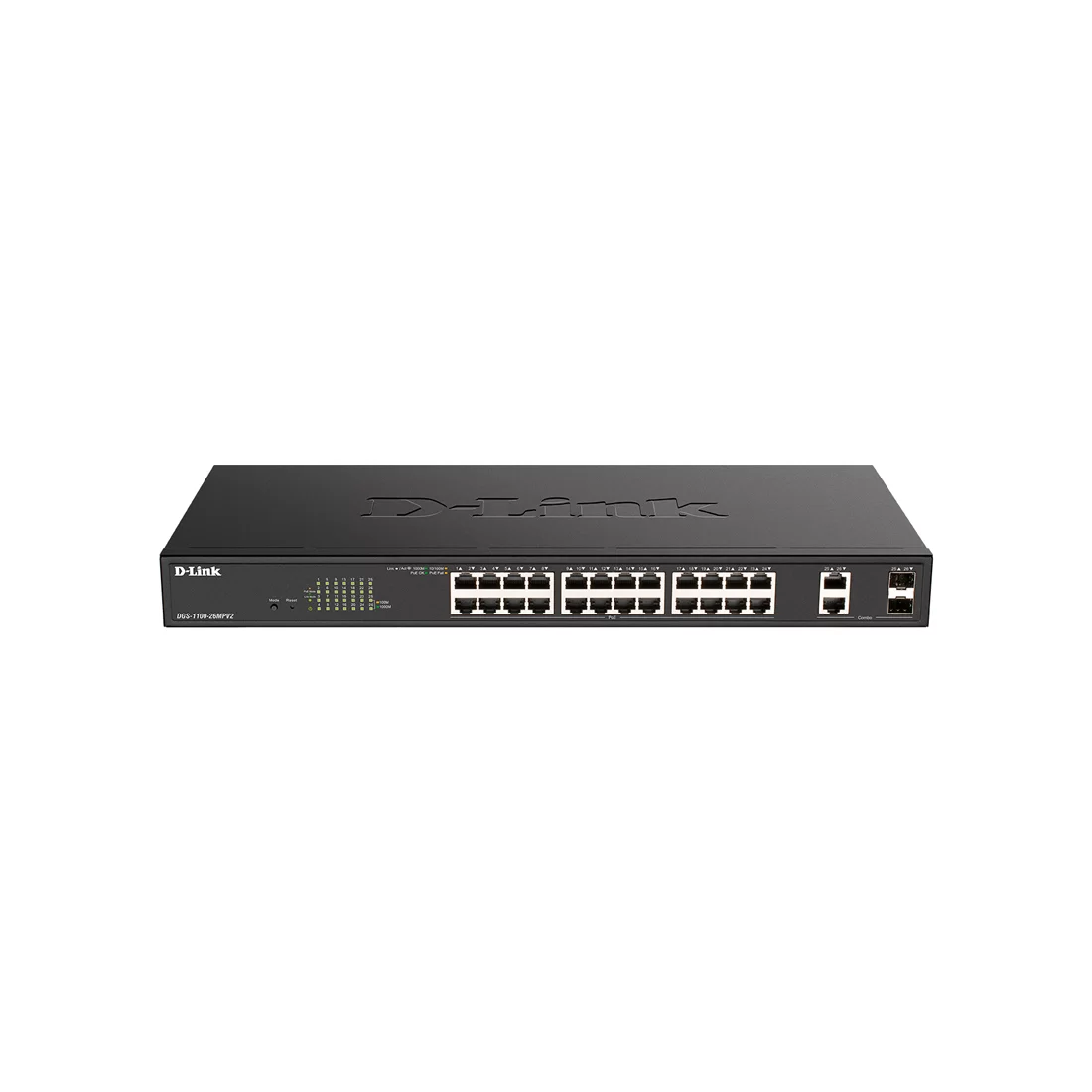 Коммутатор D-Link DGS-1100-26MPV2/A3A, 24 порта 1 Гбит/с, PoE, управляемый L2 – купить недорого с доставкой по Алматы и Казахстану фото 2