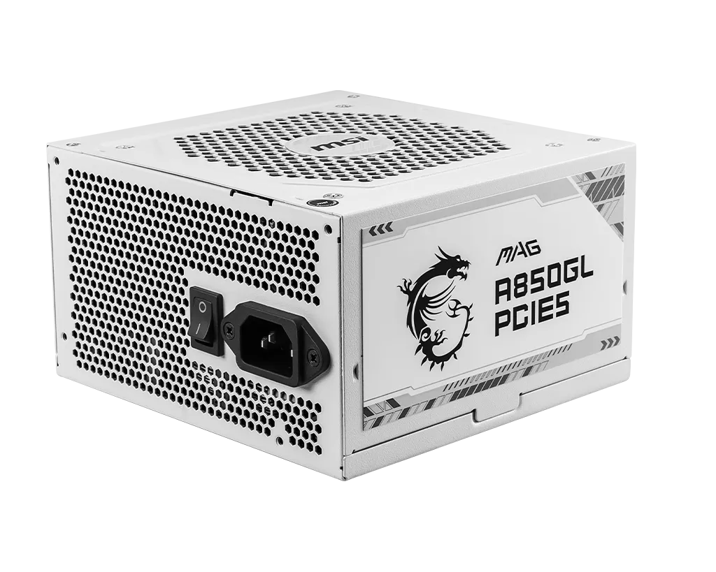 Блок питания MSI MAG A850GL PCIE5 850W 80 PLUS Gold White – купить недорого с доставкой по Алматы и Казахстану