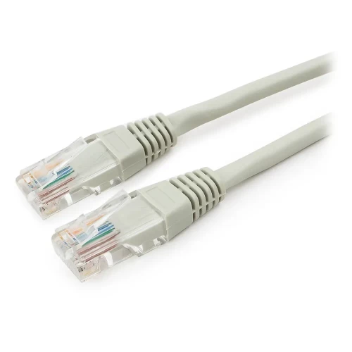 Патч-корд Cablexpert PP12-1M, U/UTP кат.5e, 1 м, серый — купить в Казахстане | neom.kz