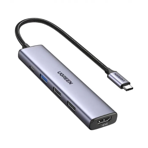 Конвертер UGREEN CM478 USB-C на HDMI 2×USB 2.0 USB 3.0 USB-C PD 100W (15495) — купить в Казахстане | neom.kz