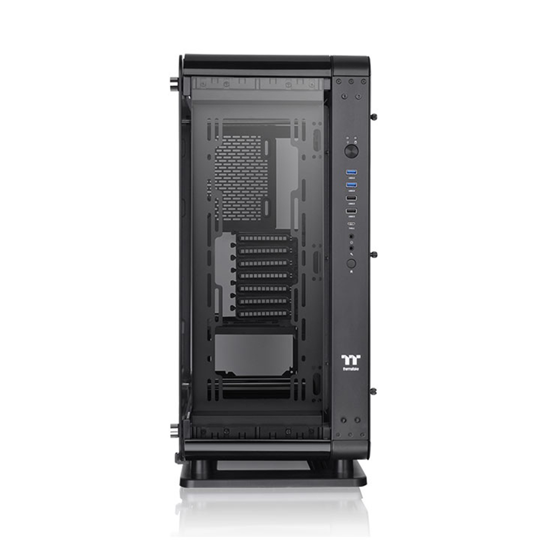 Корпус Thermaltake Core P6 TG, Midi Tower, черный, без БП