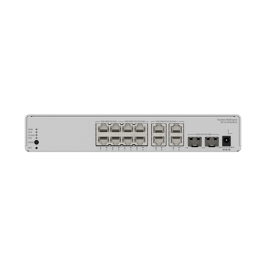 Коммутатор Huawei S210-4P8UN2X, 12 портов, 2×SFP+, PoE++, управляемый L2 – купить недорого с доставкой по Алматы и Казахстану