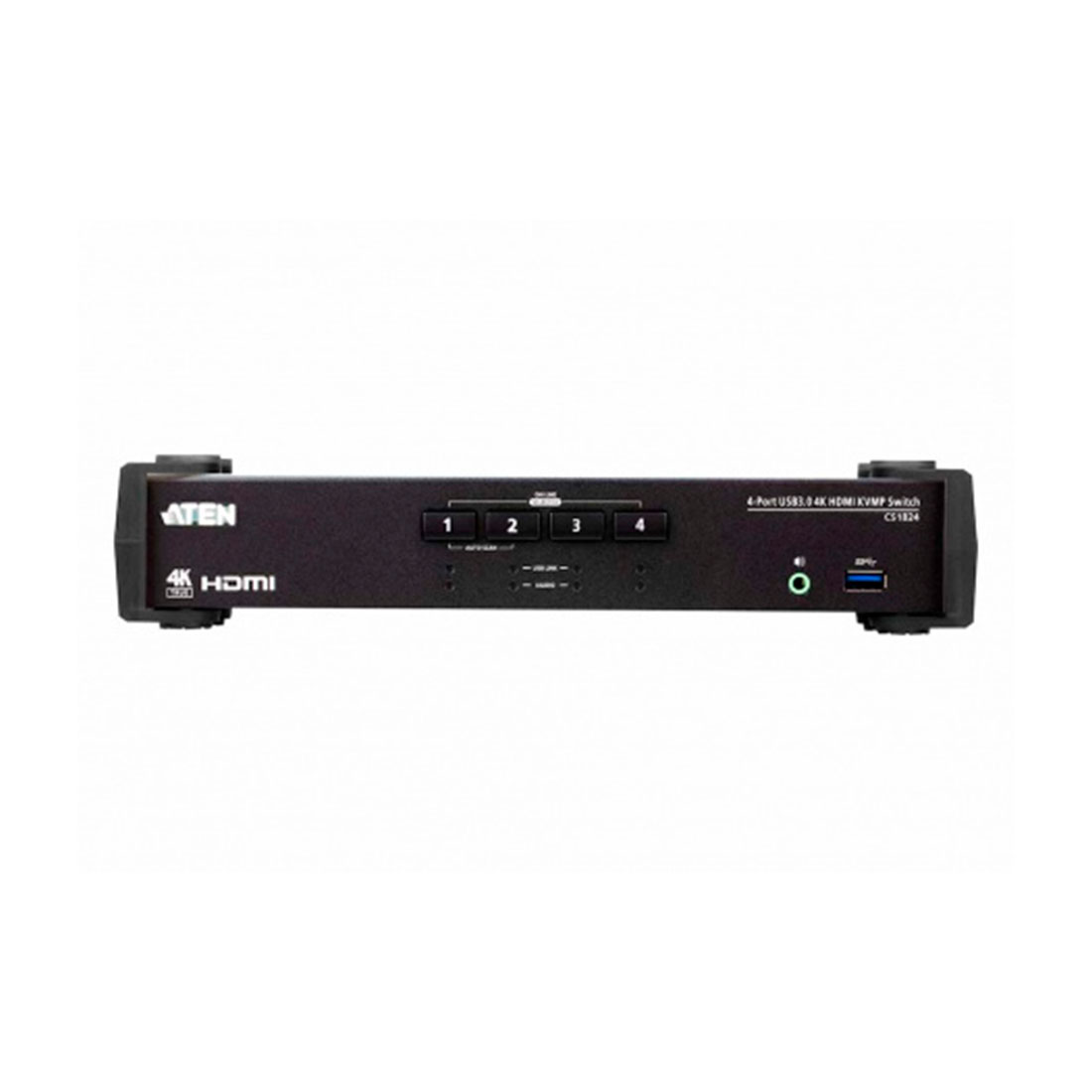 KVM-переключатель ATEN CS1824-AT-G, 4 порта, USB, HDMI – купить недорого с доставкой по Алматы и Казахстану