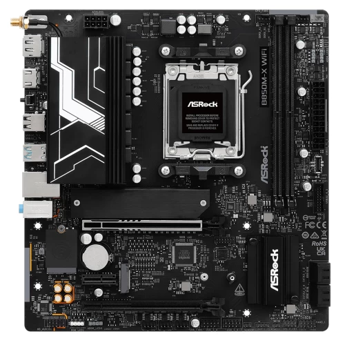 Материнская плата ASRock B850M-X WIFI R2.0 AM5 B850 DDR5 Micro ATX