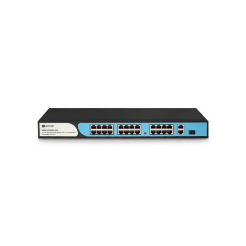 Коммутатор BDCOM S1200-24P2G1S-370, 26 портов 1 Гбит/с, 1×SFP, PoE+, неуправляемый — купить в Казахстане | neom.kz