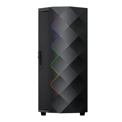 Корпус GameMax Diamond COC Black, MATX, 1x120FAN, 1x140COC, без БП