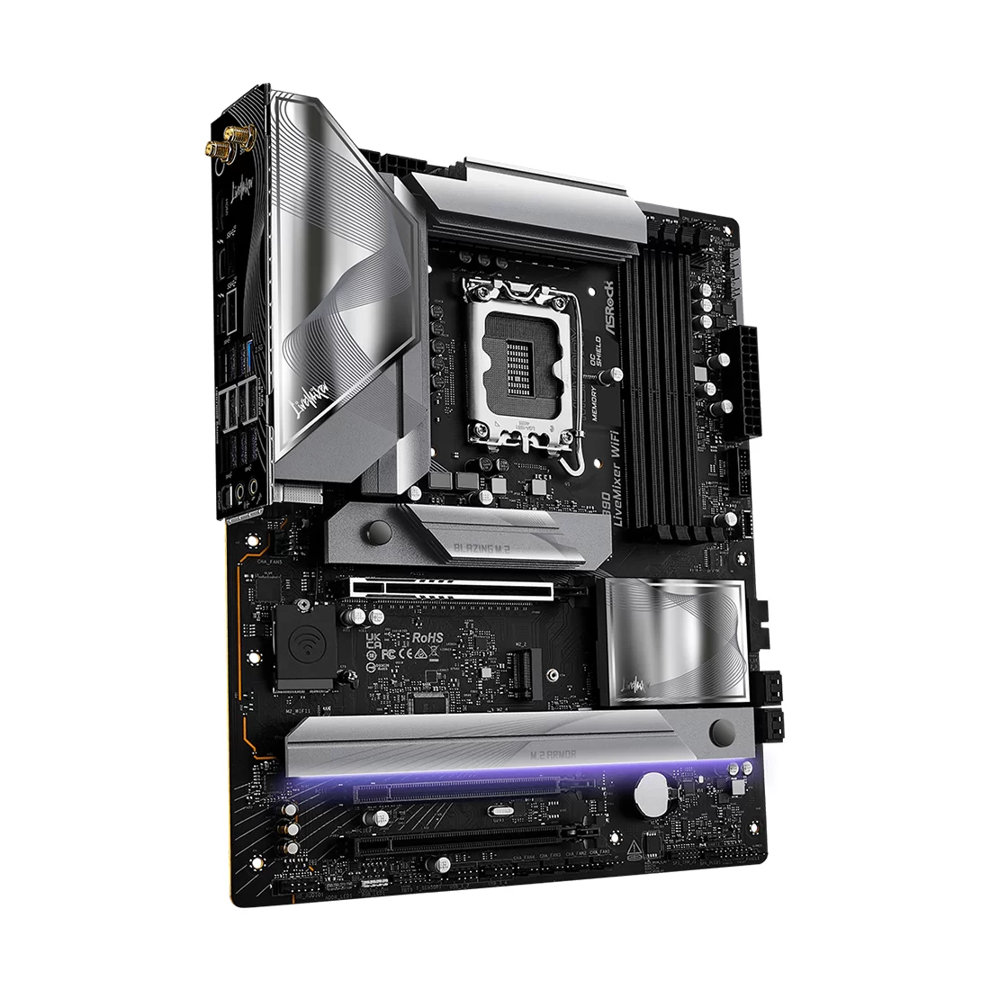 Материнская плата ASRock Z890 LiveMixer WiFi, LGA1851 – купить недорого с доставкой по Алматы и Казахстану